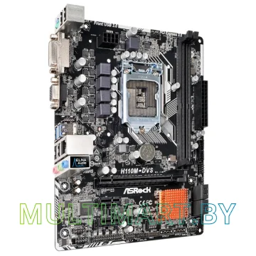 Материнская плата ASRock H110M-DVS R2.0 картинка 3